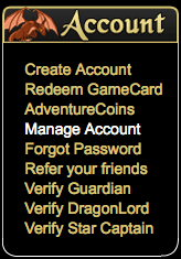 Manage Account